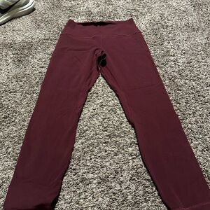 lululemon athletica Align high-rise pant 25” Red Merlot Leggings